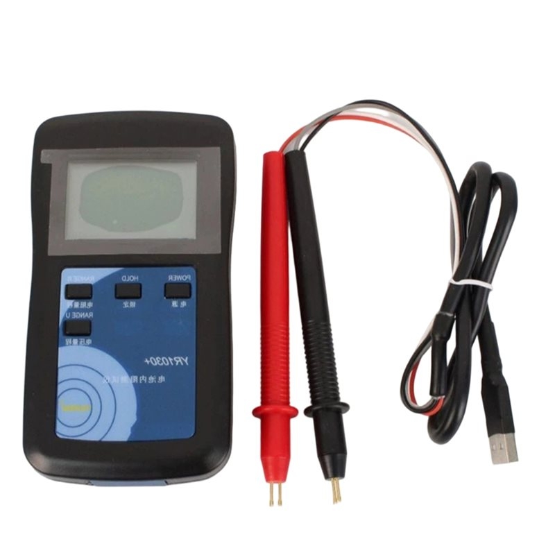 Battery Internal Resistance Tester Four Wire - A98E-Tester di Alcalinità YR1030 Resistenza Interna